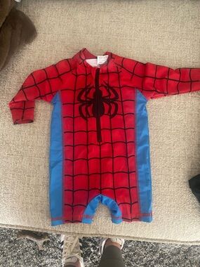 Spider-Man Red & Blue Kids Swim Suit